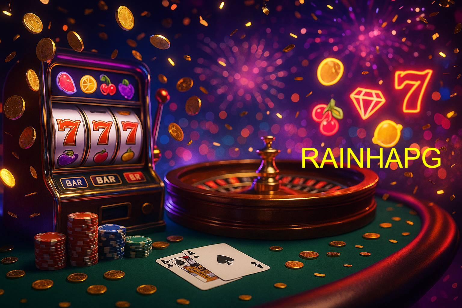 Jogos emocionantes no RAINHAPG